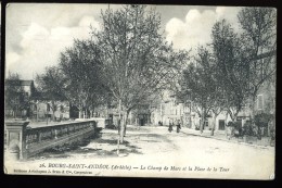 Cpa  Du 07 Bourg Saint Andéol Le Champ De Mars  Et La Place De La Tour    APJ1 - Bourg-Saint-Andéol