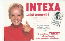 Tricot   INTEXA       Ft = 16 Cm  X  16.5 Cm - Textile & Clothing