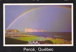 Canada Rainbow Over Perce Ouebec - Percé