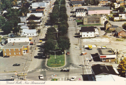 Canada Aerial View Broadway Street Business Area Grand Falls New Brunswick - Other & Unclassified