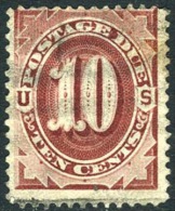 US J26 Used 10c Postage Due Of 1891 - Postage Due