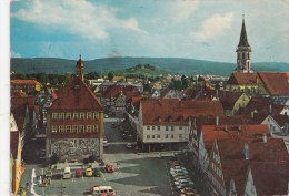 ZS43262 Schorndoirf Blick Auf Rathaus Und Stadtkirche    2  Scans - Schorndorf