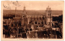 CP, 27, GISORS, Vue Générale Prise De La Tour Du Prisonnier, Voyagé En 1935 - Gisors