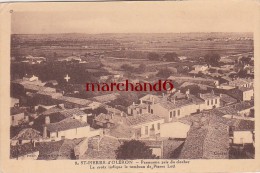 SAINT PIERRE D OLERON PANORAMA PRIS DU CLOCHER LA CROIX INDIQUE LE TOMBEAU DE PIERRE LOTI Editeur Combier - Saint-Pierre-d'Oleron