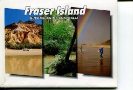 (folder 38) - Australia Postcard Card Folder - QLD - Fraser Island - Great Barrier Reef