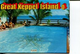 (folder 38) - Australia Postcard Card Folder - QLD - Great Keppel Island - Great Barrier Reef