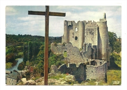 Cp, 86, Angles-sur-l'Anglin, Les Ruines Du Château, Voyagée 1977 - Autres & Non Classés