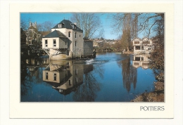 Cp, 86, Poitiers, Le Moulin Chasseigne Sur Le Clain, Voyagée 1993 - Poitiers