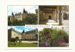 Cp, 87, Rochechouart, Le Château, Multi-Vues, écrite 2002 - Rochechouart