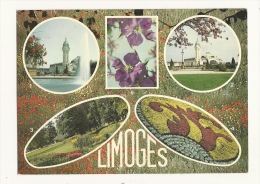 Cp, 87, Limoges, Multi-Vues, écrite - Limoges