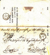 POLAND 1865 ALT SANDEC To KROSCIENKO Full Letter - ...-1860 Prefilatelia