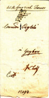 POLAND 1845 TARNOW  Full Letter - ...-1860 Prefilatelia