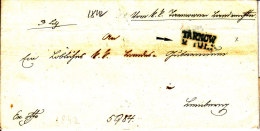POLAND 1842 TARNOW To LEMBERG Full Letter - ...-1860 Prefilatelia
