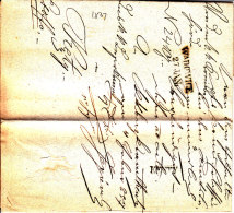 POLAND 1837 WADOWICE To KENTY Full Letter - ...-1860 Prefilatelia