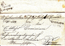 POLAND 1842 WADOWICE Full Letter - ...-1860 Vorphilatelie