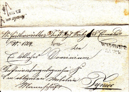 POLAND 1842 WADOWICE Full Letter - ...-1860 Prephilately