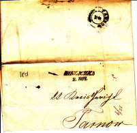 POLAND 1856 WIELICZKA To TARNOW  Full Letter - ...-1860 Vorphilatelie