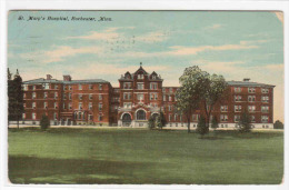 St Mary's Hospital Rochester Minnesota 1911 Postcard - Rochester