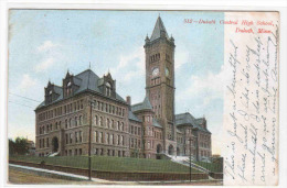 Central High School Duluth Minnesota 1907 Postcard - Duluth
