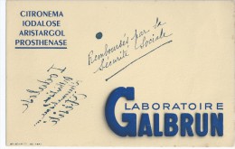 Laboratoire   GALBRUN     Remboursé Par La Sécurité Sociale ! - Produits Pharmaceutiques