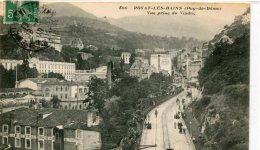 CPA 63 ROYAT LES BAINS VUE PRISE DU VIADUC 1910 - Royat