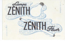 Lampe"    ZENITH    "   Fluor        -   Ft  =  21 Cm X 13.5 Cm - Electricité & Gaz