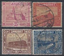 Sarre N° 91 à 94  Obl. - Used Stamps