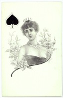 Queen Of Spades - Artist Signed - Carte Da Gioco