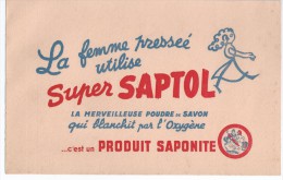 Savon    " Super   SAPTOL     "   Saponite     -   Ft  =  21 Cm X 13.5 Cm - Produits Ménagers