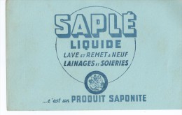 Savon    "   SAPLE   Liquide   "   Saponite     -   Ft  =  21 Cm X 13.5 Cm - Wassen En Poetsen