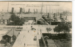 CPA 44 SAINT NAZAIRE AGENCE ET MAGASIN DE LA COMPAGNIE GÉNÉRALE TRANSATLANTIQUE - Saint Nazaire