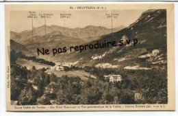 - 61 - BEAUVEZER - ( B.- A.), Alp Hôtel, Vue Panoramique De La Vallée Du Verdon, Non écrite, TBE, Scans. . - Autres & Non Classés