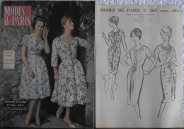 -MODE De PARIS - N° 560 Et Le PATRON D'une ELEGANTE ROBE De JERSEY T.: 44 3iéme Trimestre 1959 - Fashion