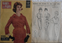 -MODE De PARIS - N° 562 Et Le PATRON D'une ROBE De JERSEY IMPRIME  T.: 44 3iéme Trimestre 1959 - Mode