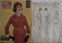 -MODE De PARIS - N° 562 Et Le PATRON D'une ROBE De JERSEY IMPRIME  T.: 44 3iéme Trimestre 1959 - Fashion