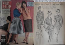 -MODE De PARIS - N° 582 Et Le PATRON D'un TAILLEUR à GRAND COL CRANTE 1er Trimestre 1960 - Moda