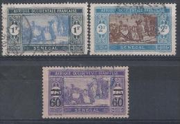 Sénégal N° 85A à 87  Obl. - Used Stamps