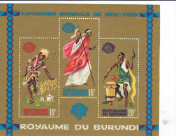 BURUNDI   YVERT  HB/4  (DENTADA  Y SIN DENTAR)   MH  * - Unused Stamps