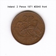 IRELAND    2  PENCE  1971  (KM # 21) - Irlanda