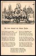 ALTE POSTKARTE LIEDERKARTE ES WAR EINMAL EIN TREUER HUSAR KÖLN KARNEVAL Carneval Coeln Musique Folklorique Song Postcard - Carnival