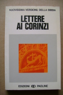 PBX/27 Rossano LETTERE AI CORINZI Ed.Paoline 1977/Bibbia - Religion