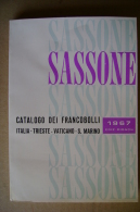 PBX/28 SASSONE 1967 Francobolli ITALIA -TRIESTE - VATICANO - S.MARINO - Italië