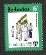 1858x)  Barbados 1981 - Sc # 550  Mnh**  ( Catalogue $.25) - Barbades (1966-...)