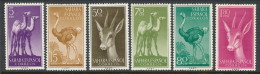 Spanish Sahara 1957, Edifil # 133-138. Fauna Indigena, MH (*) - Spanish Sahara