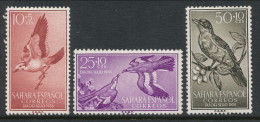 Spanish Sahara 1958, Edifil # 153-155. Dia Del Sello, MH (*) - Sahara Espagnol