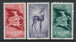 Spanish Sahara 1961, Edifil # 190-192. Pro Infancia, MH (*) - Sahara Espagnol