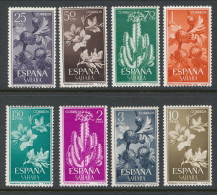 Spanish Sahara 1962, Edifil # 201-208. Serie Basica: Flora, MNH (**) - Sahara Espagnol