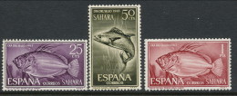 Spanish Sahara 1964, Edifil # 222-224. Dia Del Sello, MH (*) - Sahara Español