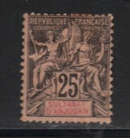 ANJOUAN N° 8 * - Unused Stamps