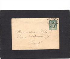 Entier Postal Yvert 75 - E1 - Bordeaux 1888 - - Standard Covers & Stamped On Demand (before 1995)